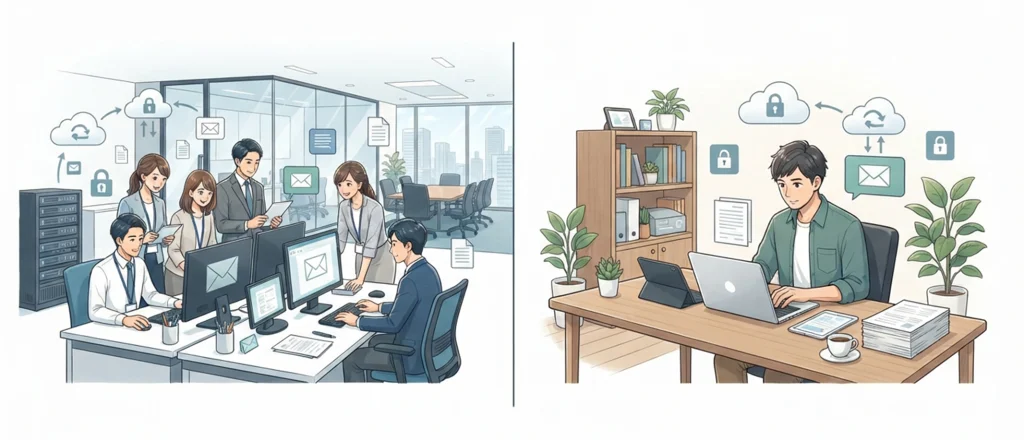 法人と個人事業主で重視するポイントの画像